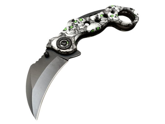 Navaja Karambit Semiautomática DJ-808-4 (PRODUCTO SIN CAJA)