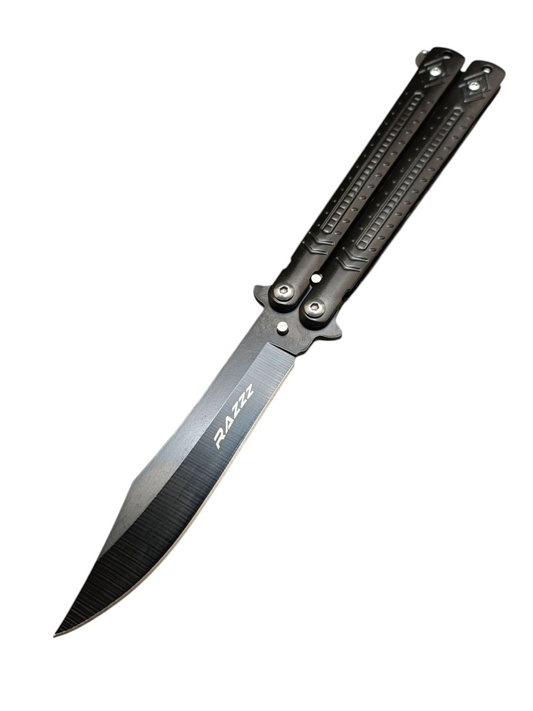 Navaja Mariposa Negro Razzz 69592