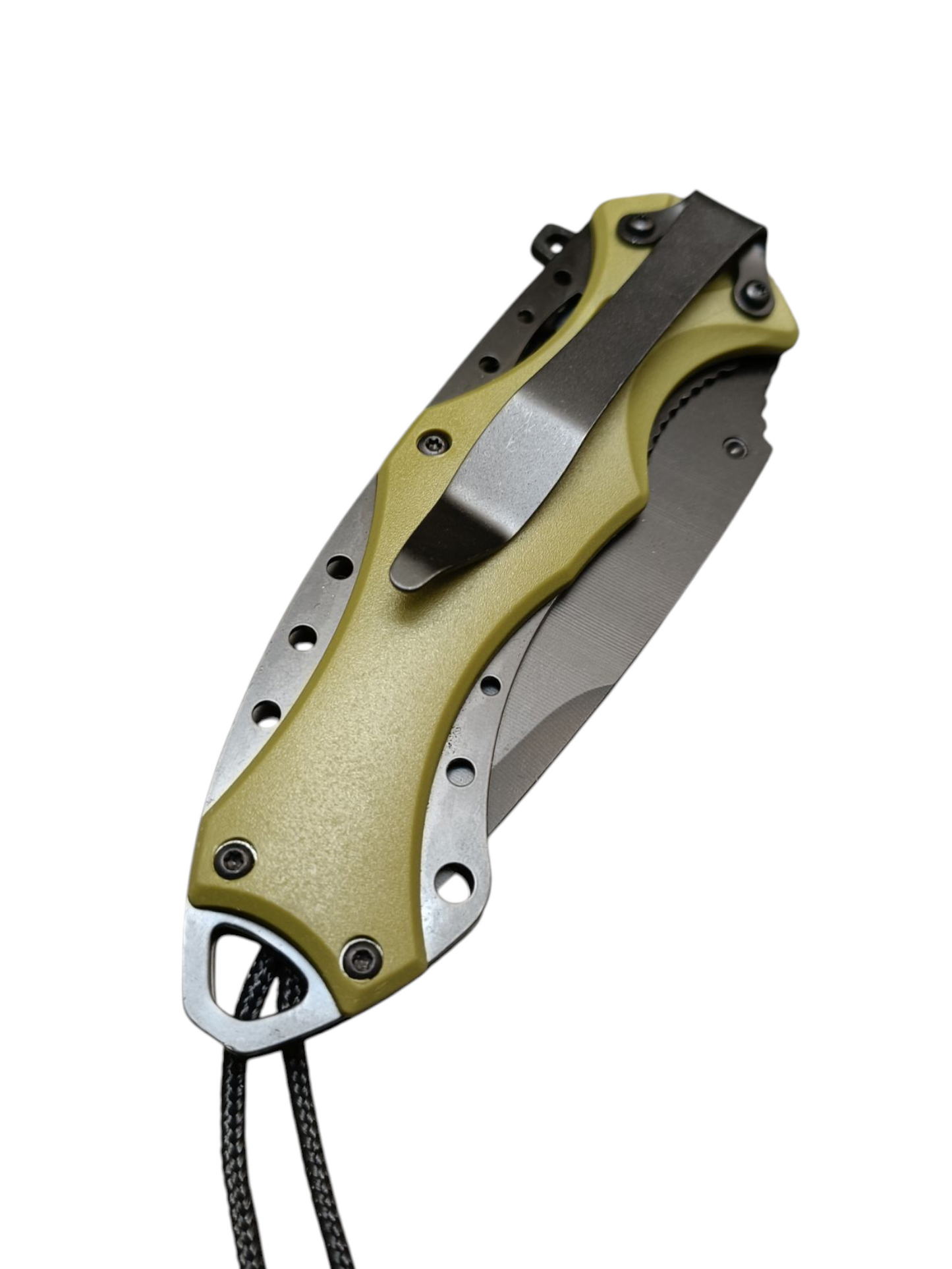 Navaja Táctica Semiautomática Razor Tactical Verde Militar RT-7022GN