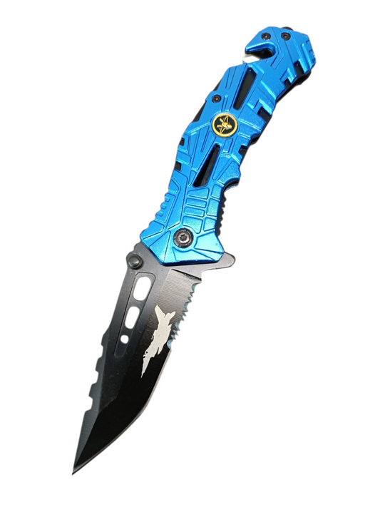 Navaja de Rescate Razor Tactical Azul RT-7069AF