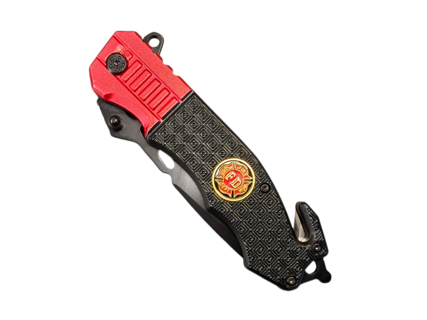 Navaja De Rescate Bombero Roja / Negro JF740