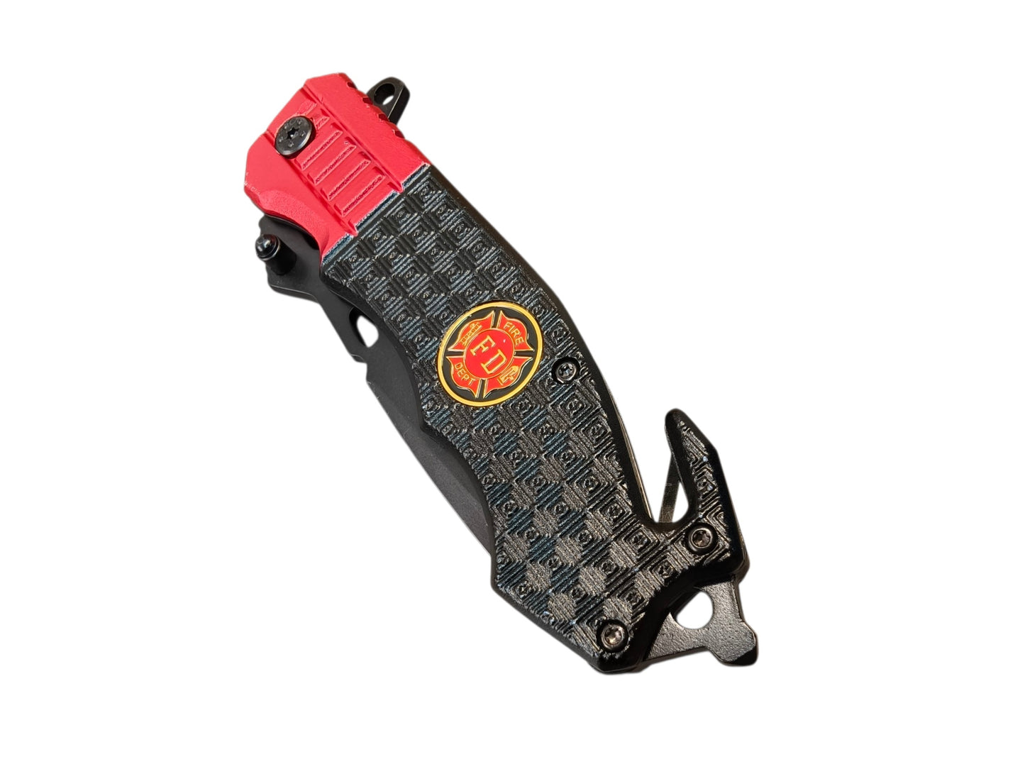 Navaja De Rescate Bombero Roja / Negro JF740