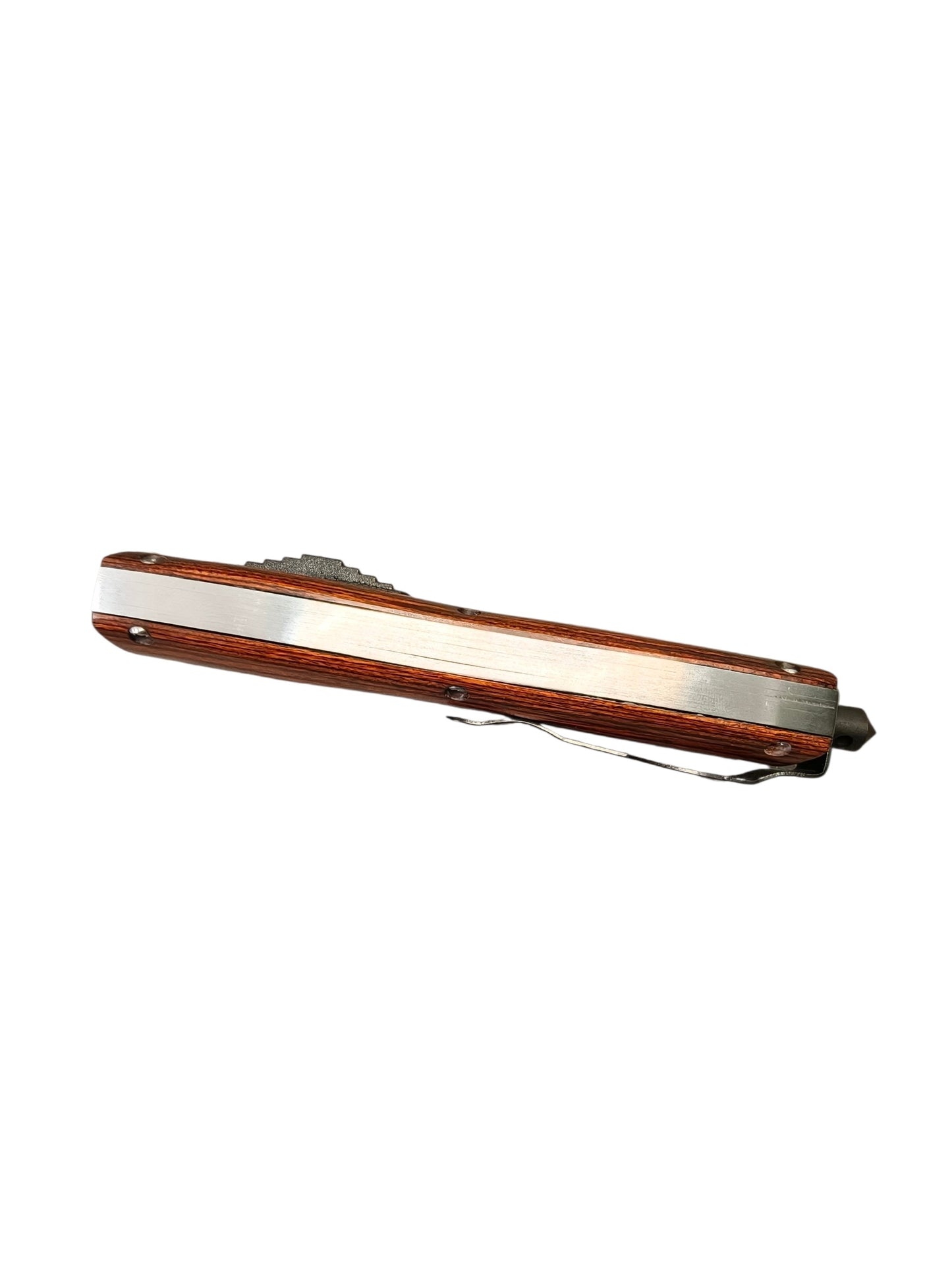 Navaja Automática Directa OTF  Madera F3300-M