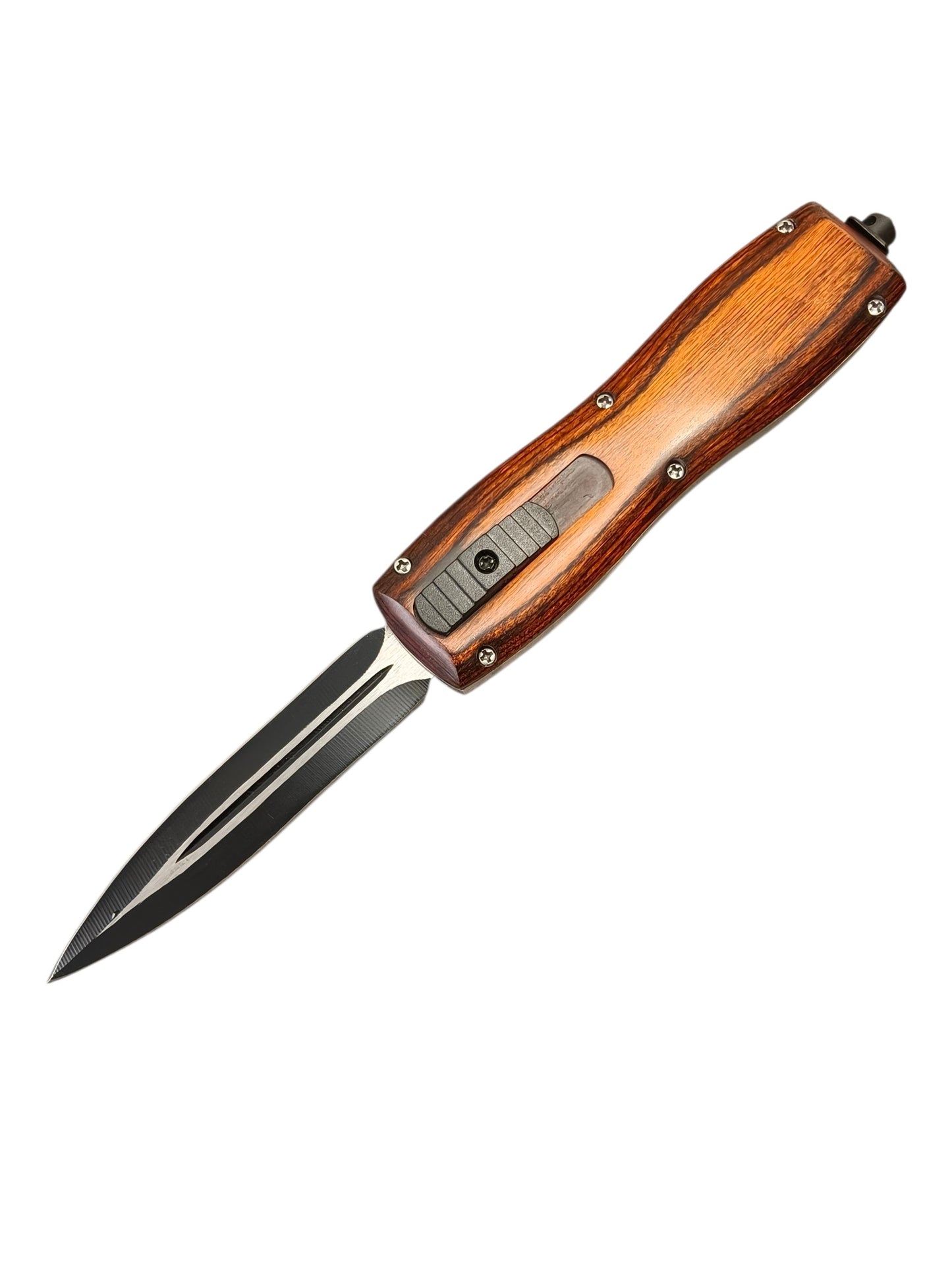 Navaja Automática Directa OTF  Madera F3300-M