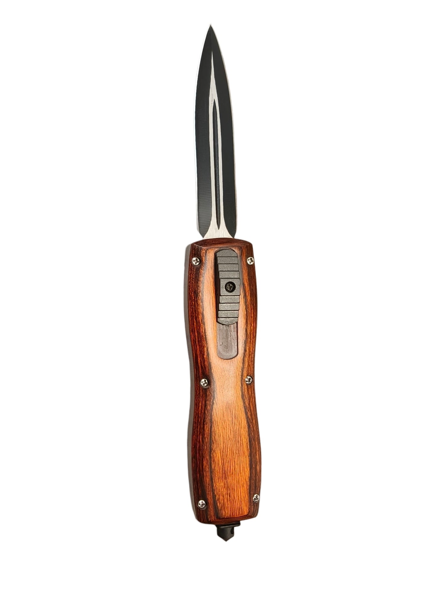 Navaja Automática Directa OTF  Madera F3300-M