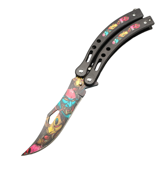 Navaja Mariposa HTGO Varios diseños DJ-808-7