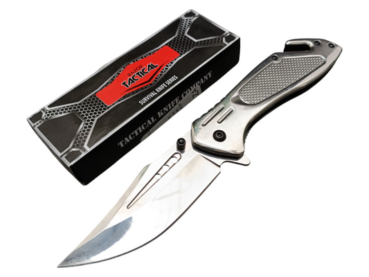 Navaja de Rescate Razor Tactical Plata RT-7396SL
